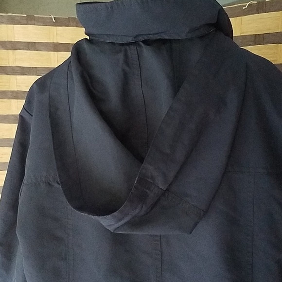 Ellen Tracy Fly Front Trench Coat - Picture 4 of 15